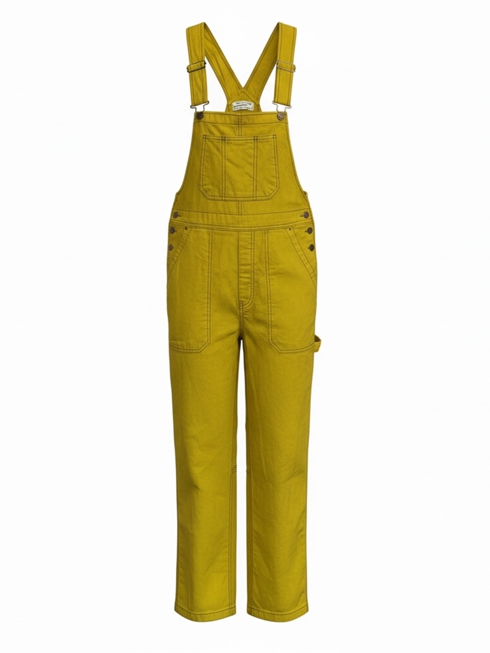 Urban Outfitters Mustard Overalls with Adjustable Straps